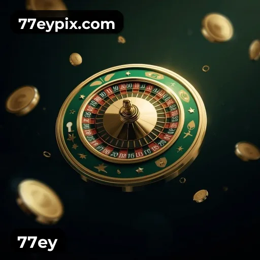 App 77ey para iOS e Android — interface mobile, login biométrico e PIX integrado
